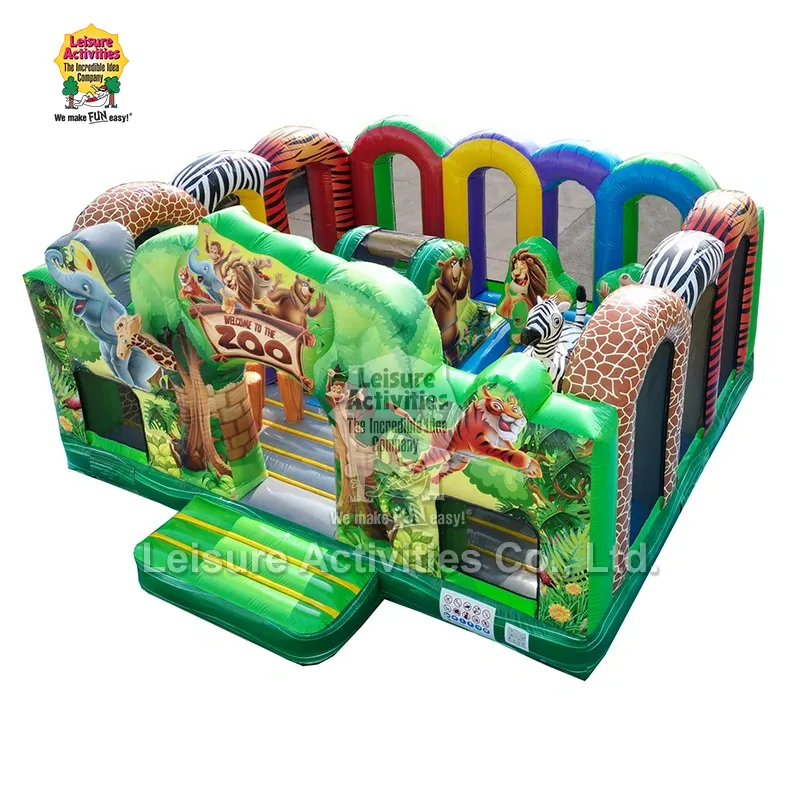 به زمین بازی Zoo Multiplay Bouncy Castle بروید