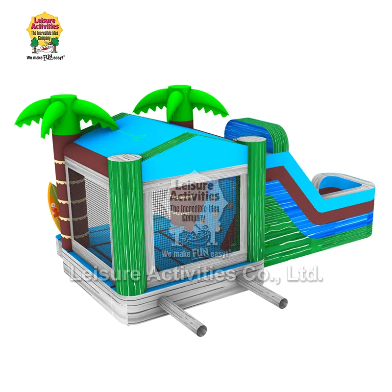 Super Inflatable Multiplay Bouncy Castles Tropical